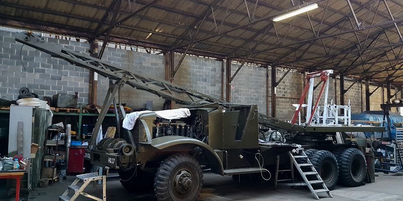 Septembre 2019 – Mise en place de la flèche