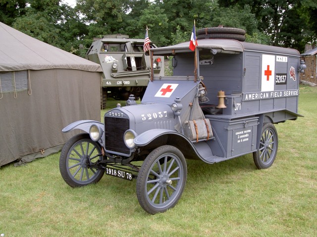 Ford T ambulance